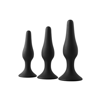 Anal Training Kit - Buttplug set met zuignap